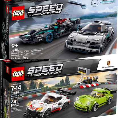 Lego Speed Champions bundle Porsche 75888 & Mercedes 76909