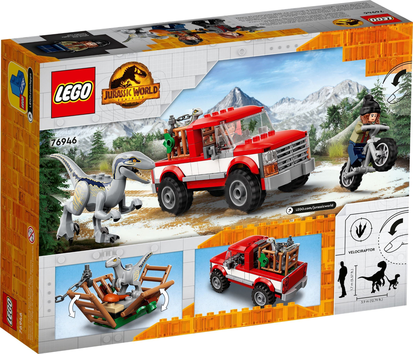 76946 Blue & Beta Velociraptor Capture