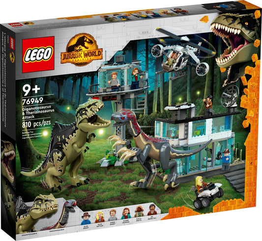 76949 Giganotosaurus & Therizinosaurus Attack